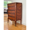 Antique French Directoire Style 5-Drawer Walnut Dresser - AS IS