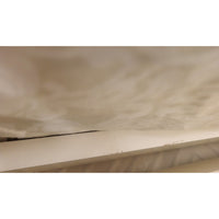 Twin-Sized White Wood Bed Frame