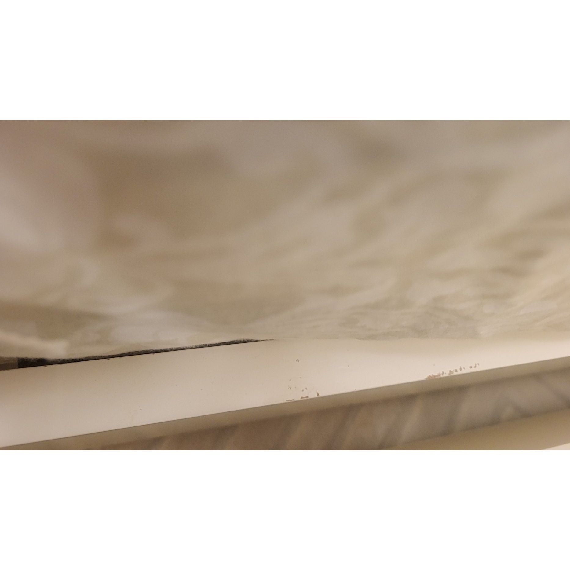 Twin-Sized White Wood Bed Frame