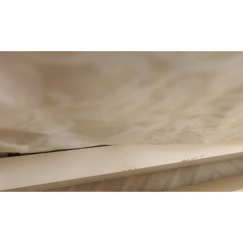 Twin-Sized White Wood Bed Frame