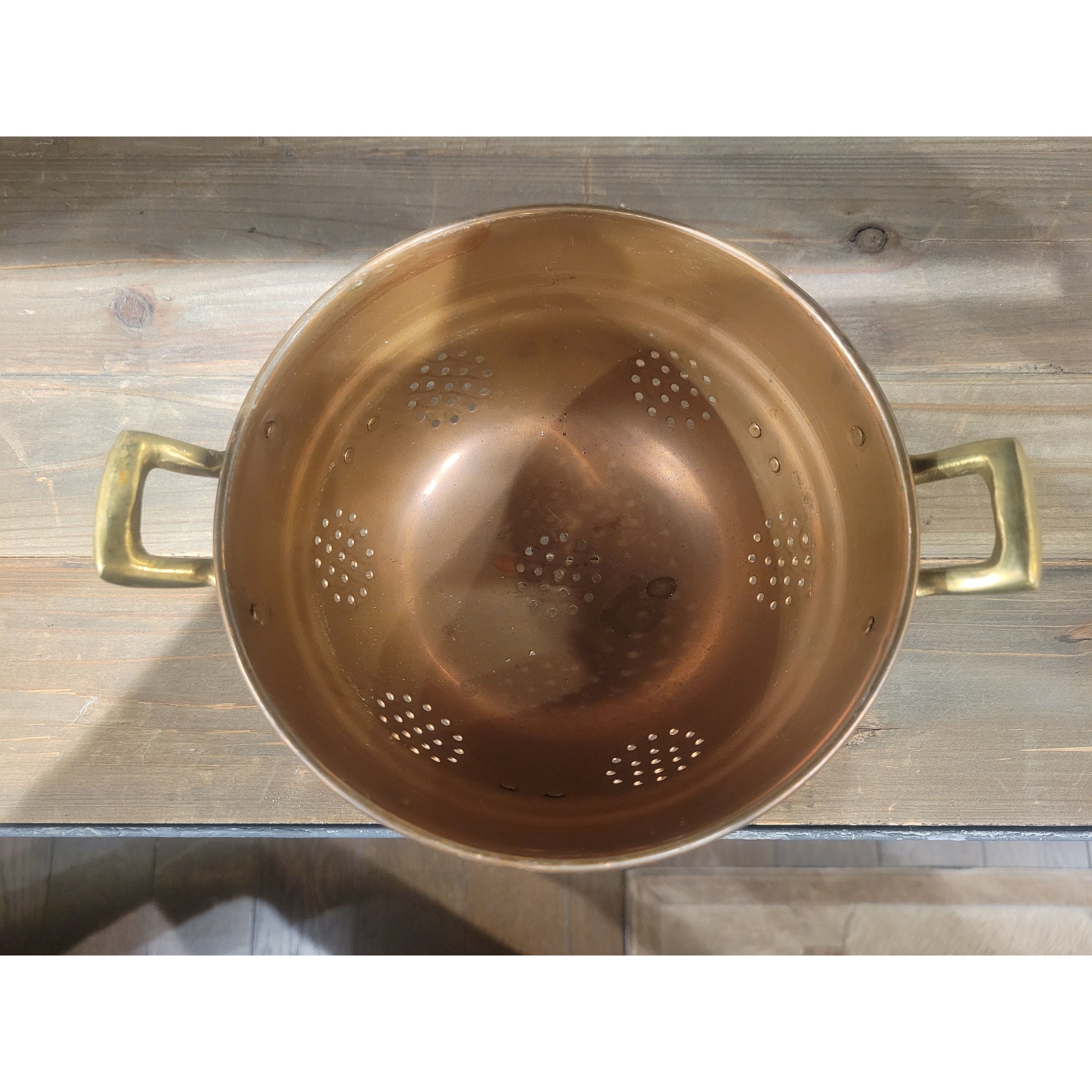 SET of Antique Copper Escargot Strainer, Pot & 8 Snail Pans by Wagner Germany