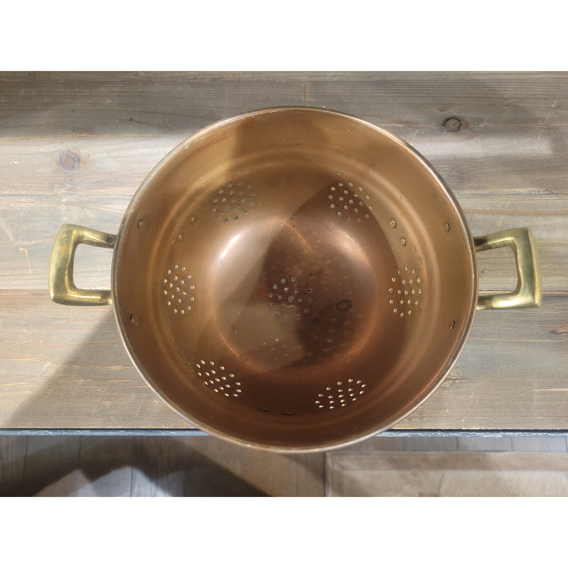 SET of Antique Copper Escargot Strainer, Pot & 8 Snail Pans by Wagner Germany