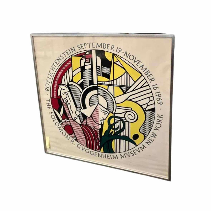 Original Poster For Guggenheim 1969 for R. Lichenstein exhibition