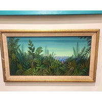 Painting of Haitian Jungle Funeral Procession by Eric Jean-Louis