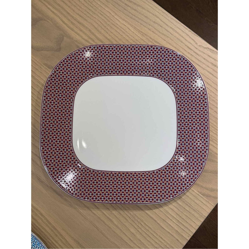 Hermes Tie Set Porcelain Square Platter