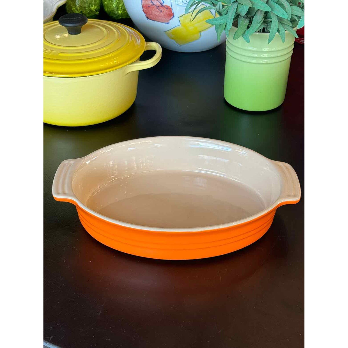 Le Creuset Orange Oval Dish