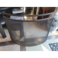 Curved Iron Fireplace Screen