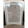 "Ginny Orwell" Drawing by Peter Richardson in Silver Frame