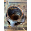 Ikebana Gray & Tan Sculptural Vase