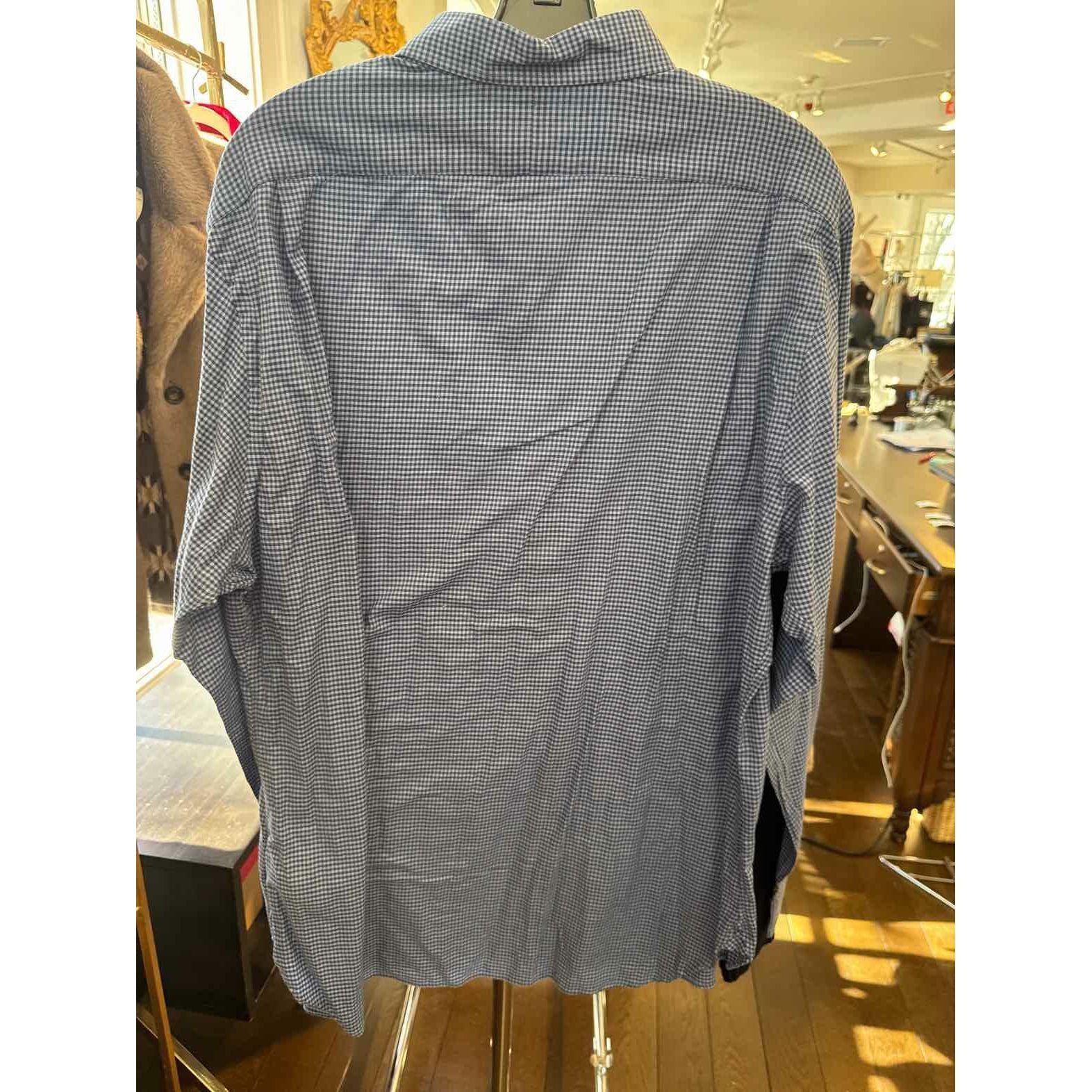 Men's Polo by Ralph Lauren Mens Size M Blue/ Gray Shirt - colletteconsignment.com