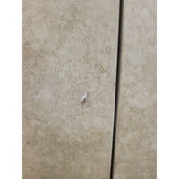 Parchment & Walnut 6-Drawer Dresser w/ Brass Hardware by WS