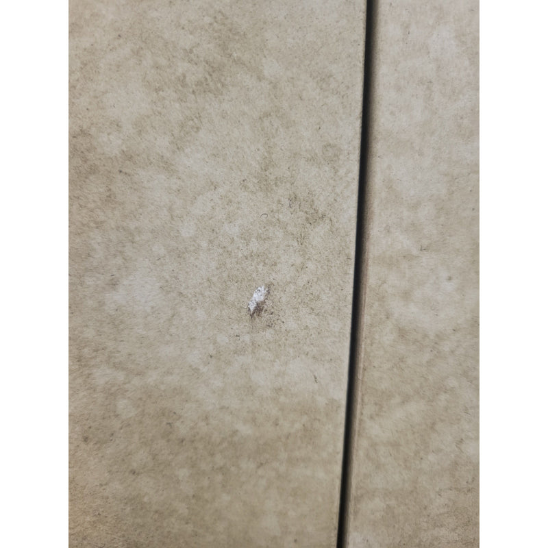 Parchment & Walnut 6-Drawer Dresser w/ Brass Hardware by WS