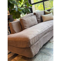 Gray Slipcover L Sectional by HomeNature