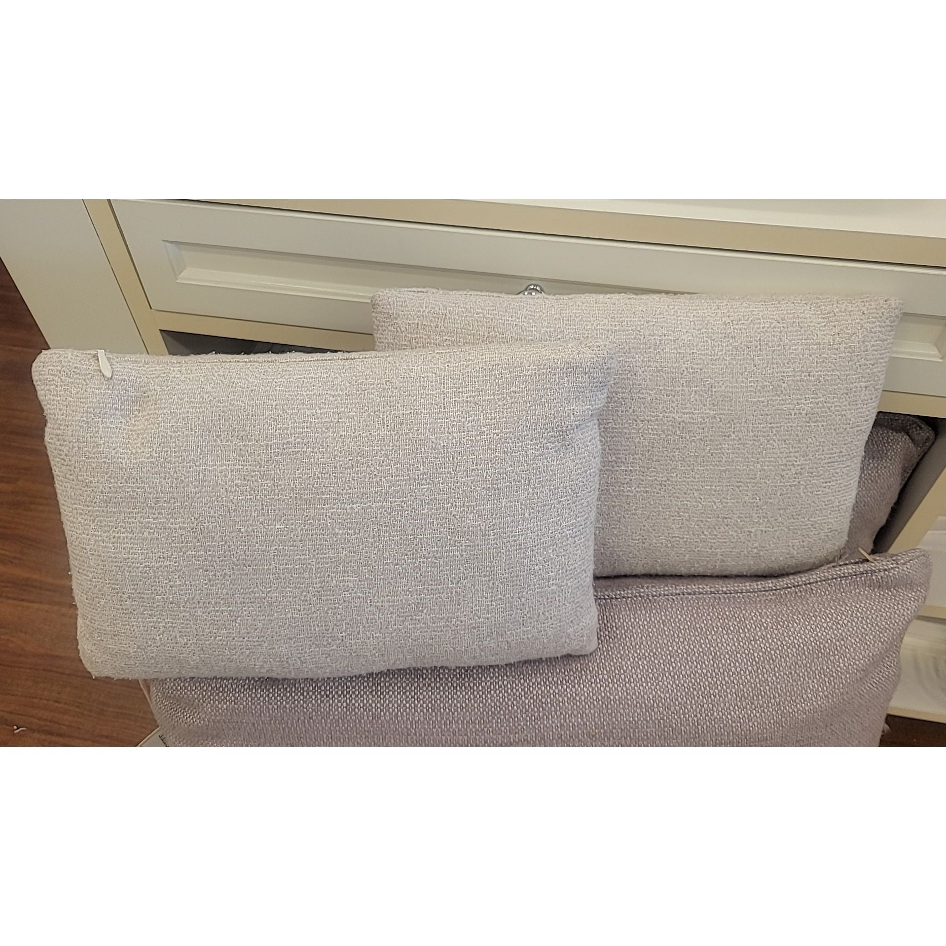 PAIR of Small Rectangular Purple Pillows