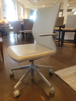 LINQ Gray Rolling Adjustable Desk Chair by Davis Furniture