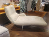 Suede Chaise on Lucite Base by Vladimir Kagan Couture - AS IS
