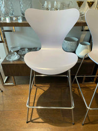 SET of 3 Lavender Counter Stools by Fritz Hansen
