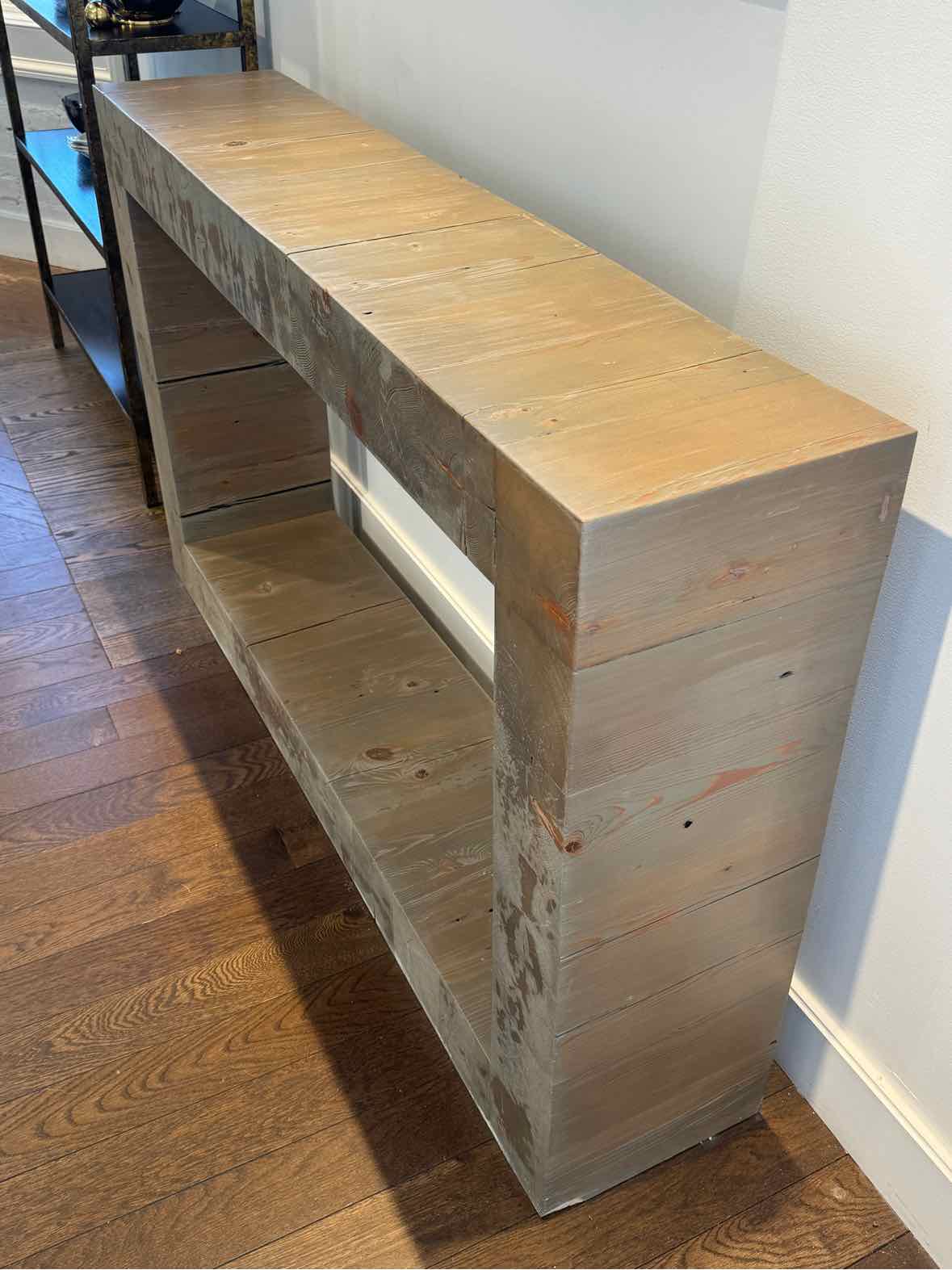 Custom Distressed Oak Console