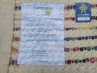 8' x 10' Hand-Woven Rainbow Wool Bon Bons Rug by Company C (AS IS)