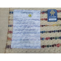 8' x 10' Hand-Woven Rainbow Wool Bon Bons Rug by Company C (AS IS) - colletteconsignment.com