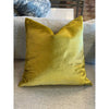 PAIR of Custom Gold Velvet Pillows