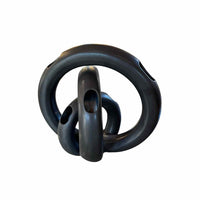 Ikebana Gray Loops Sculptural Vase