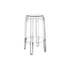 PAIR of Ghost Counter Stools Inspired by Kartell