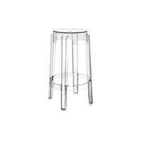 PAIR of Ghost Counter Stools Inspired by Kartell