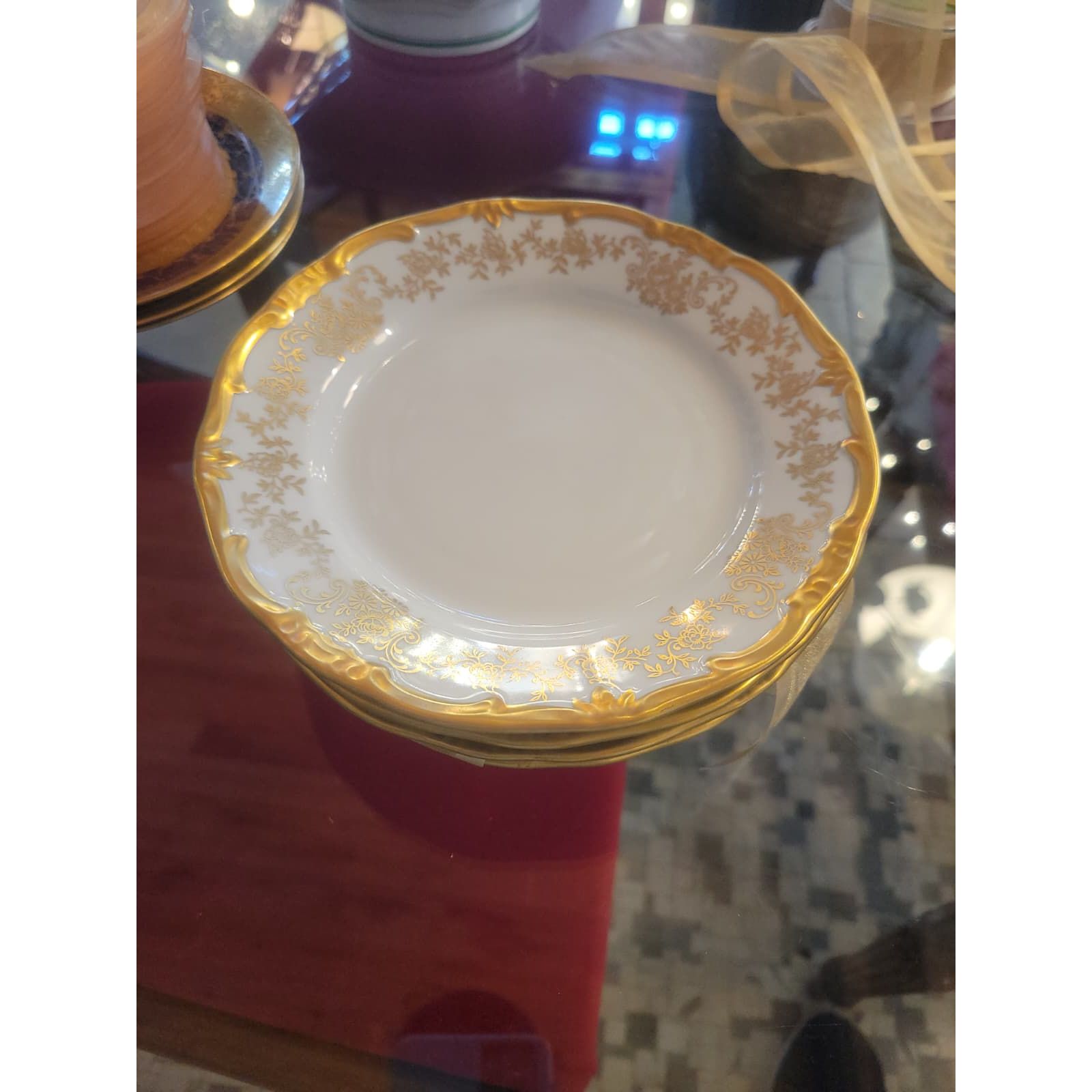 Set of 4 Weiman Salad Plates - colletteconsignment.com