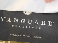 Gray Velvet Jersey Bench w/ Nailhead Trim on Bronzed Metal Base by Vanguard