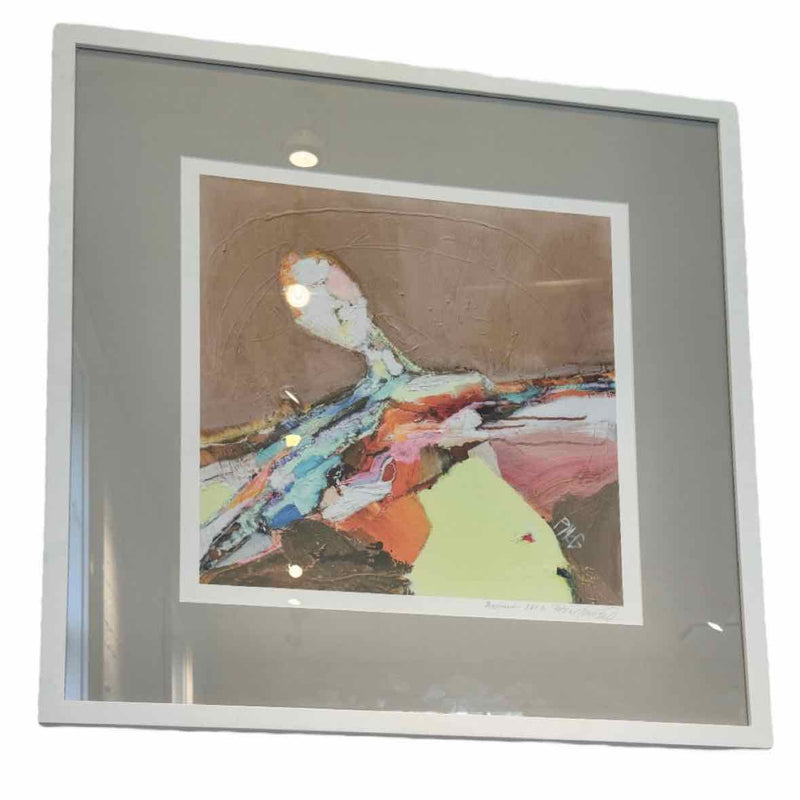 Faster Than Light, White Wood Frame - colletteconsignment.com