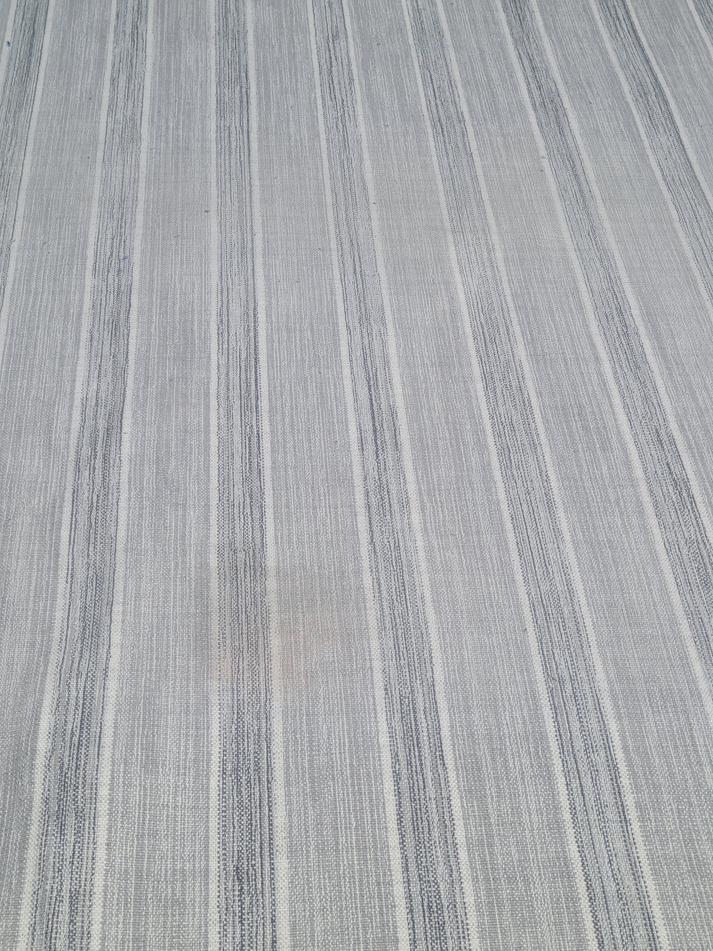 14' x 17' Gray Striated Rug by Stark (AS IS)