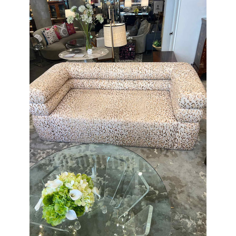 Leopard Custom Linen Sofa