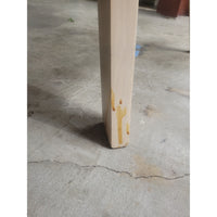 Blonde Wood Oval Dining Table (AS IS)