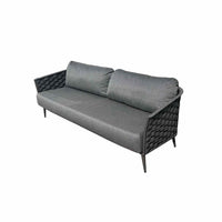 Cascade 3-Seater Sofa in Anthracite Gray