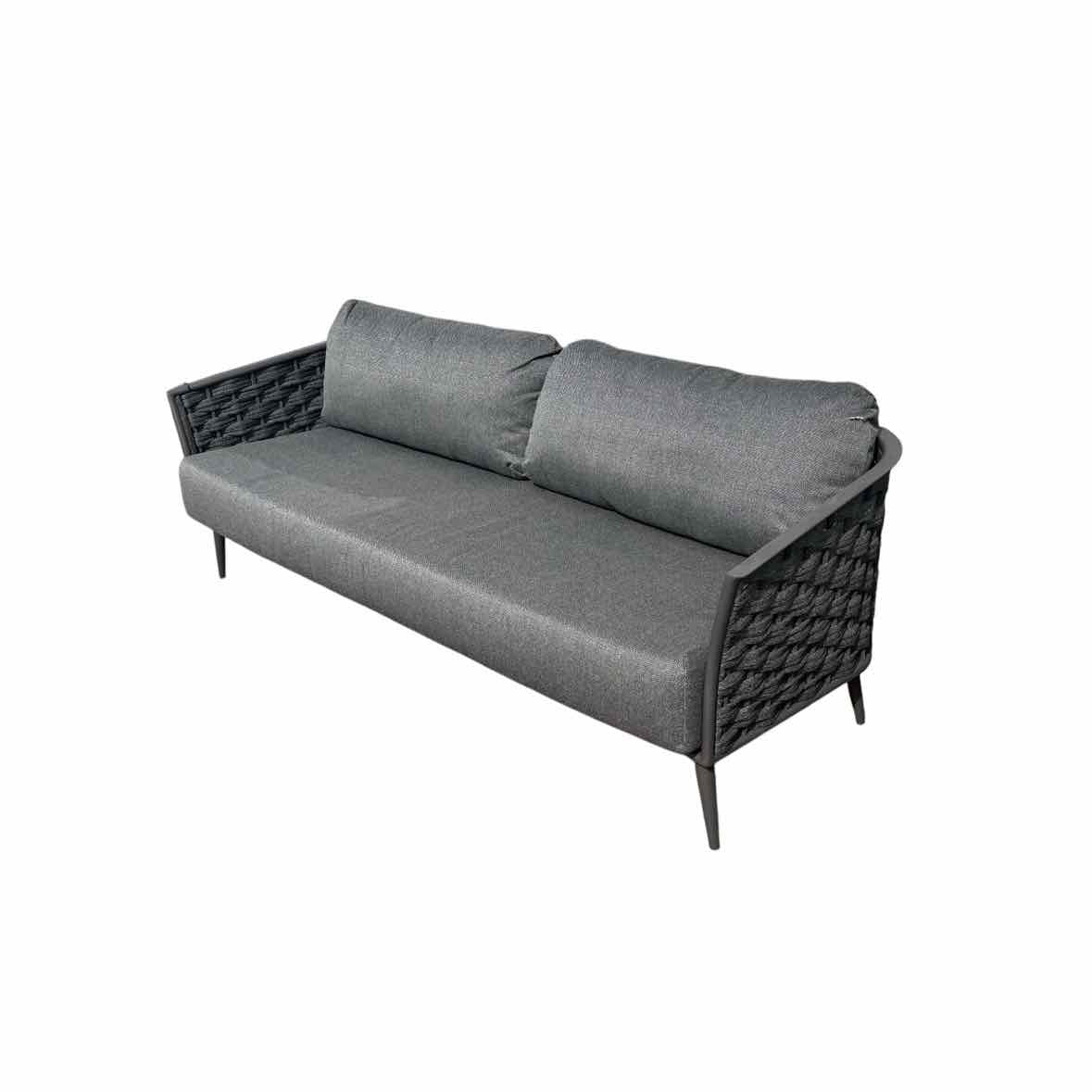 Cascade 3-Seater Sofa in Anthracite Gray (AS IS)