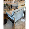 PAIR of Gray Velvet & Chrome Milo Baughman Chairs
