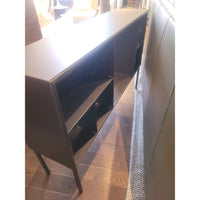 Black Metal Open Sideboard