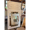 French Style Off-White Trumeau Mirror by Eloquence