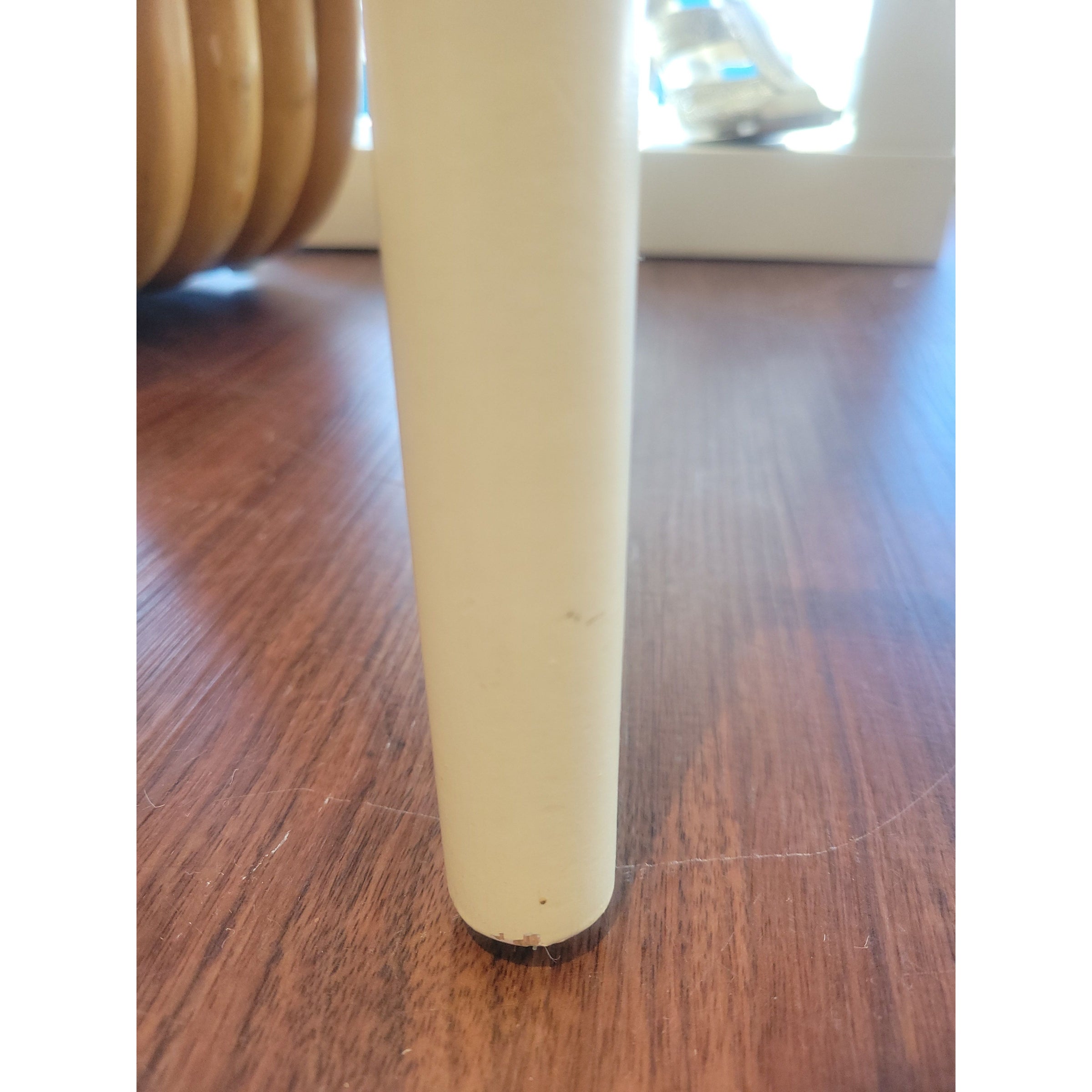 Bulgarian Faux Bamboo Dining Chair w/ Tan Cushion - AS IS