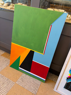 'Study Three' Abstract Oil Painting on Canvas by P.L. Bradbury