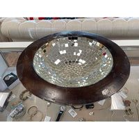 Metal Mirrored Disco Ball Bowl (AS IS)