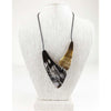 No Label V-Shape Bone Horn Necklace