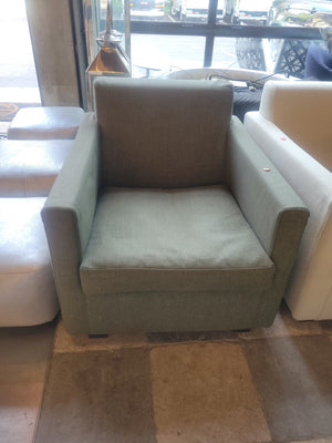 Sage Green Fabric Lounge Chair by Cappellini (AS IS)