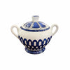 Hermes Bleus d'ailleurs Porcelain Sugar Bowl
