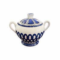 Hermes Bleus d'ailleurs Porcelain Sugar Bowl