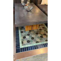 Restoration Hardware Metal Top Coffee Table (AS IS)