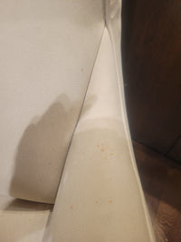 Suede Chaise on Lucite Base by Vladimir Kagan Couture - AS IS