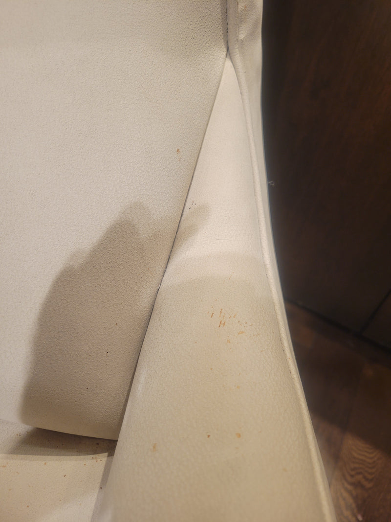 Suede Chaise on Lucite Base by Vladimir Kagan Couture - AS IS