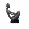 'Generations' Wood & Plaster Sculpture by Kathy Klein, 1970 - AS IS